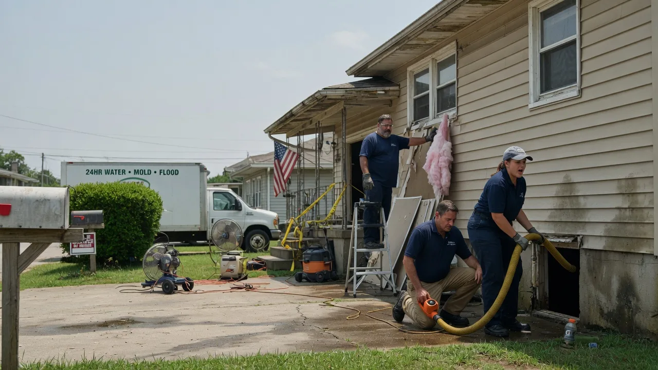 Water Damage Repair in Burkettsville, OH near me